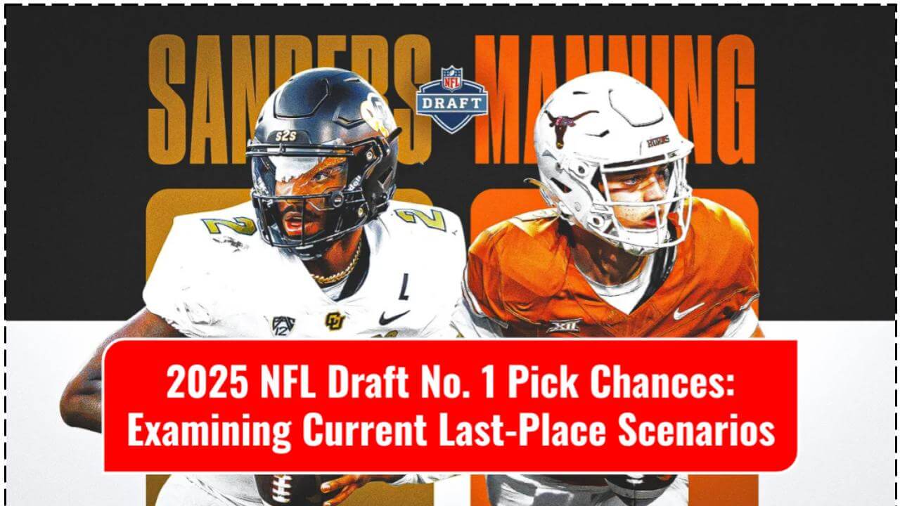 2025 NFL Draft No. 1 Pick Chances