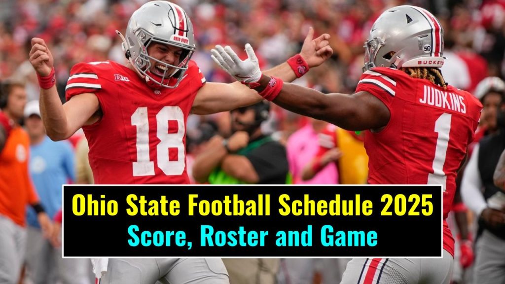 ohio state football Schedule 2025